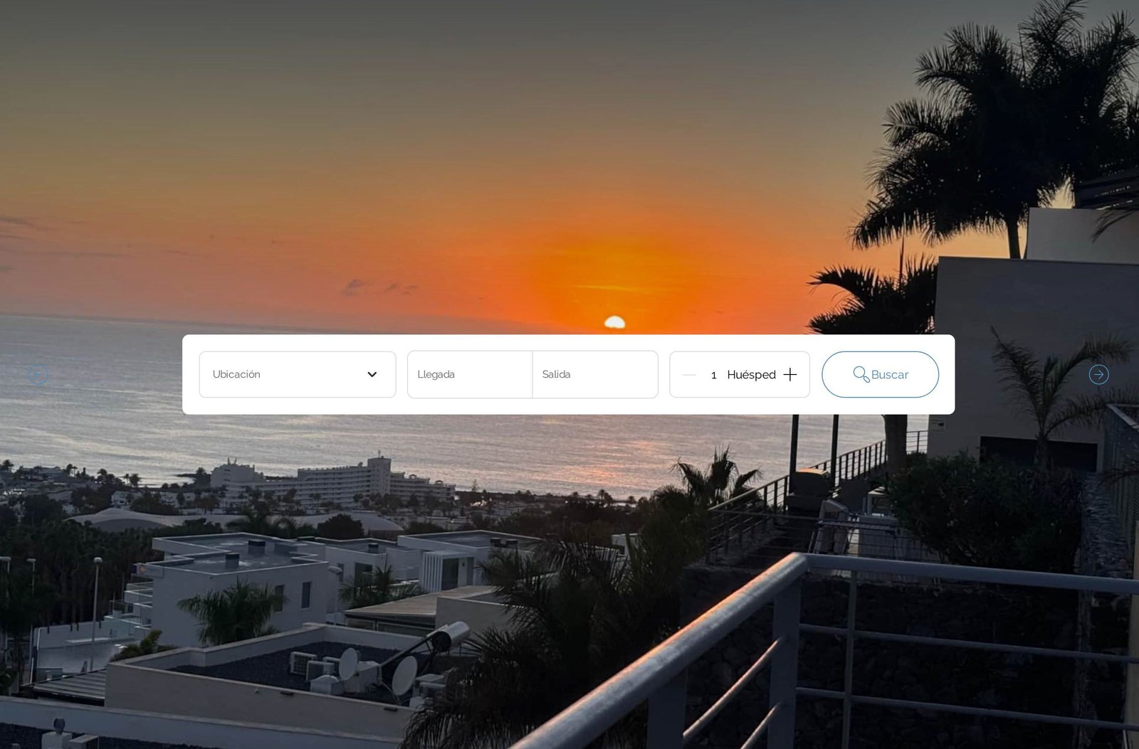 Web de reservas de Vview Canarias